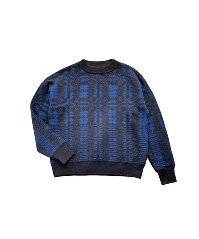 MABLI WOMEN'S BLACK / BLUE ERYRI PULLOVER - UMBER / DENIM