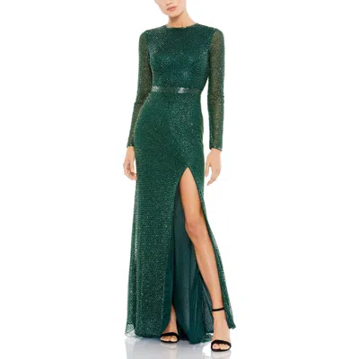 MAC DUGGAL MAC DUGGAL WOMENS BEADED LATTICE FORMAL EVENING DRESS GOWN BHFO 6490