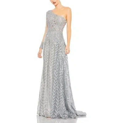 MAC DUGGAL MAC DUGGAL WOMENS EMBELLISHED ONE SHOULDER EVENING DRESS GOWN BHFO 9065