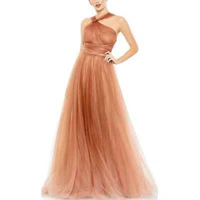 MAC DUGGAL MAC DUGGAL WOMENS GLITTER HALTER SPECIAL OCCASION EVENING DRESS GOWN BHFO 7549
