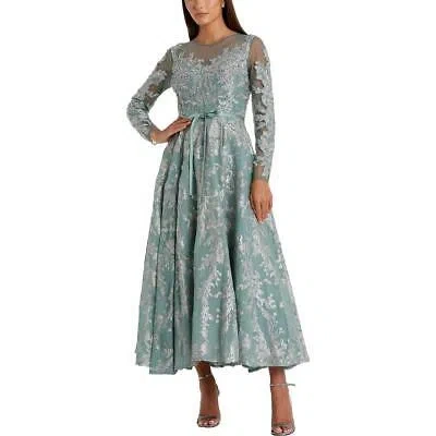 MAC DUGGAL MAC DUGGAL WOMENS ORGANZA EMBELLISHED EVENING DRESS GOWN BHFO 9113