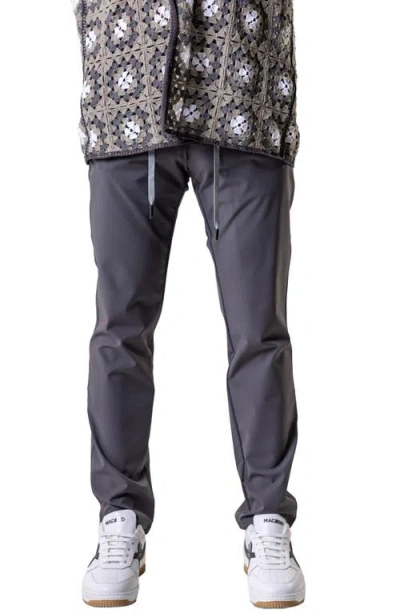 MACEOO MACEOO RESISTANCE SOLID GREY DRAWSTRING PANTS