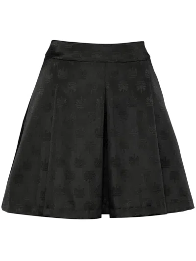 MACGRAW LOGO PRINT PLEATED SKIRT