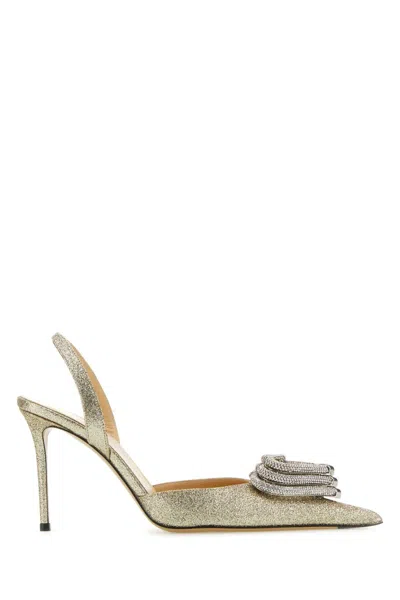 MACH&MACH MACH&MACH PLATINUM FABRIC PUMPS