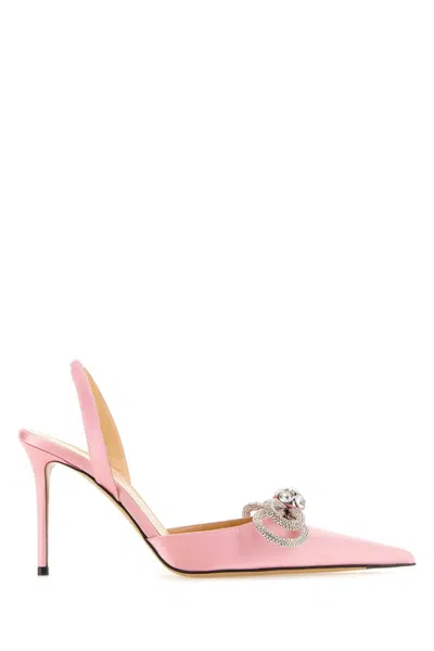 MACH&MACH MACH&MACH PINK SATIN PUMPS