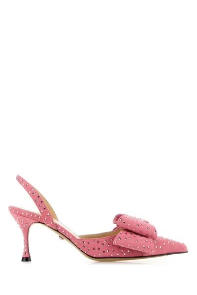MACH&MACH MACH&MACH PINK SUEDE LE CADEAU PUMPS