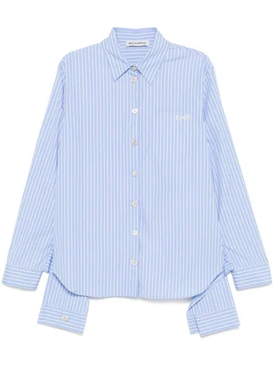 MACH & MACH STRIPED COTTON SHIRT