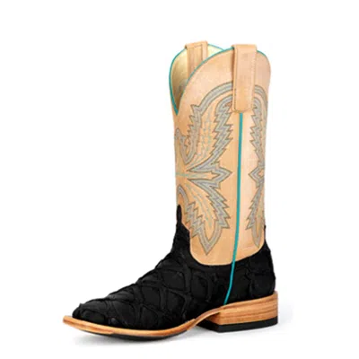 MACIE BEAN MACIE BEAN WOMEN'S BOOTS - MATTE BIG BASS BLACK / BLEACHED BONE M2034