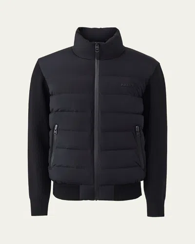MACKAGE MEN'S HANEY CITY HYBRID DOWN JACKET