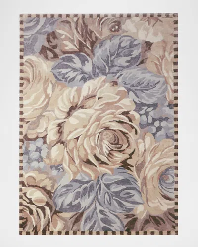 MACKENZIE-CHILDS COCO ROSE RUG, 5' X 8'