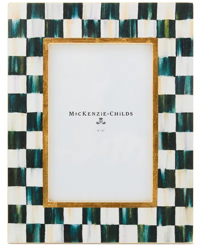 MACKENZIE-CHILDS COURTLY CHECK LACQUER FRAME, 4" X 6"