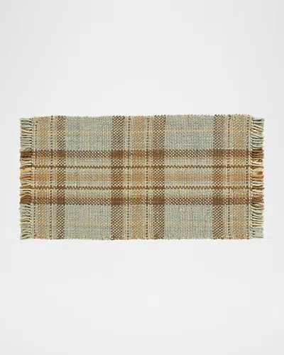 MACKENZIE-CHILDS FIELD STUDY WOVEN TARTAN RUG, 2' X 4'