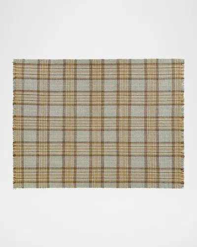 MACKENZIE-CHILDS FIELD STUDY WOVEN TARTAN RUG, 8' X 10'