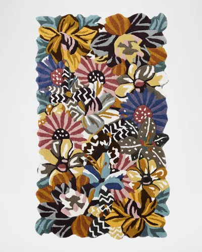 MACKENZIE-CHILDS MILANO FLORAL RUG, 3' X 5'