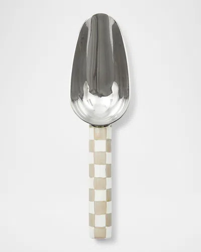 MACKENZIE-CHILDS MOCHA CHECK SMALL SCOOP