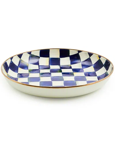 MACKENZIE-CHILDS ROYAL CHECK ABUNDANT BOWL