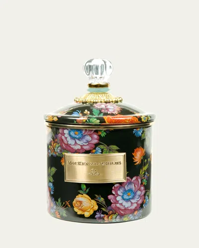 MACKENZIE-CHILDS SMALL FLOWER MARKET CANISTER