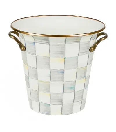 MACKENZIE-CHILDS STERLING CHECK WINE COOLER