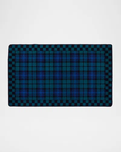 MACKENZIE-CHILDS TARTAN BLACK WATCH RUG, 3' X 5'