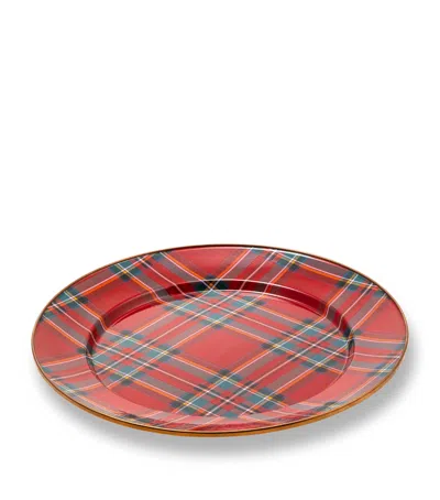 MACKENZIE-CHILDS TARTASTIC CHARGER PLATE