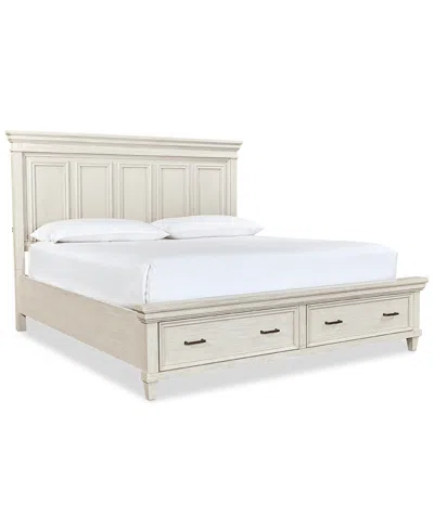 MACY'S DAWNWOOD CALIFORNIA KING STORAGE BED