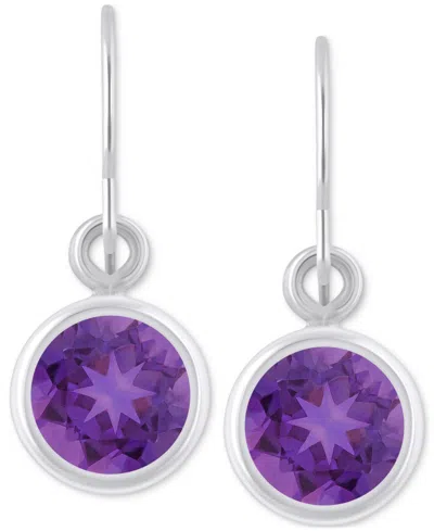 MACY'S CREATED SAPPHIRE OVAL STUD EARRINGS (1-1/2 CT. T.W.) IN 10K YELLOW GOLD (ALSO IN ADDITIONAL GEMSTONE