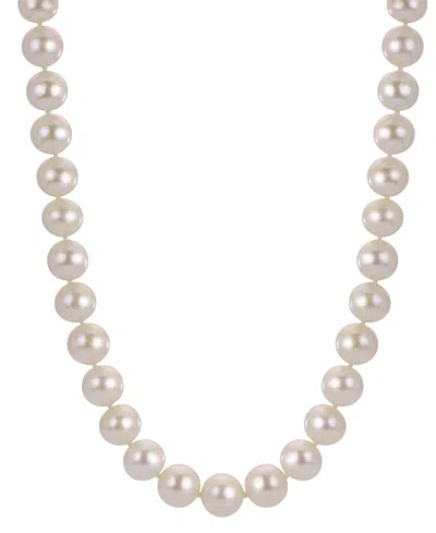 MACY'S CULTURED FRESHWATER PEARL (9-11MM) 20" STRAND NECKLACE IN 14K YELLOW GOLD