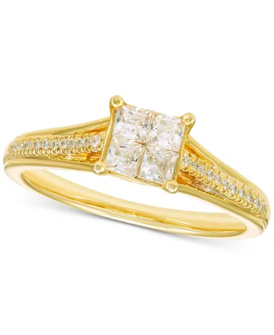MACY'S DIAMOND RING (3/8 CT. T.W.) IN 10K YELLOW GOLD
