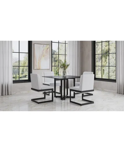 MACY'S EMILA 5 PC. DINING SET (SQUARE TABLE & 4 CHAIRS), CREATED FOR MACY'S