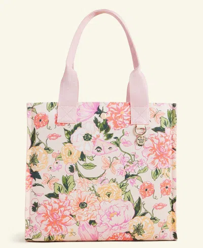 MACY'S FLOWER SHOW PRINTED CANVAS TOTE, EXCLUSIVELY AT MACY'S
