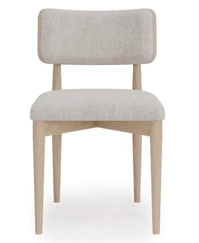 MACY'S LUNARE CURVED DINING CHAIR