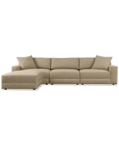 MACY'S MAYELA 3-PC. FABRIC CHAISE SECTIONAL, EXCLUSIVELY AT MACY'S