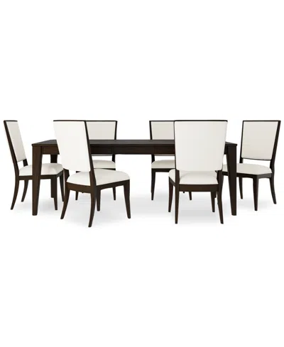 MACY'S MAZEN 7-PC. DINING SET (TABLE & 6 SIDE CHAIRS)