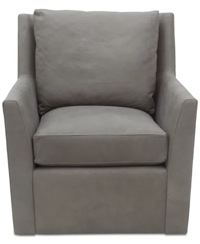 MACY'S MERTEN FABRIC SWIVEL CHAIR, EXCLUSIVELY AT MACY'S