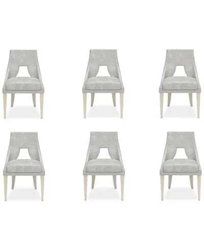 MACY'S MEZZANINE 6-PC. SIDE CHAIR SET