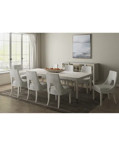 MACY'S MEZZANINE 9-PC. DINING SET (RECTANGULAR TABLE & 8 SIDE CHAIRS)