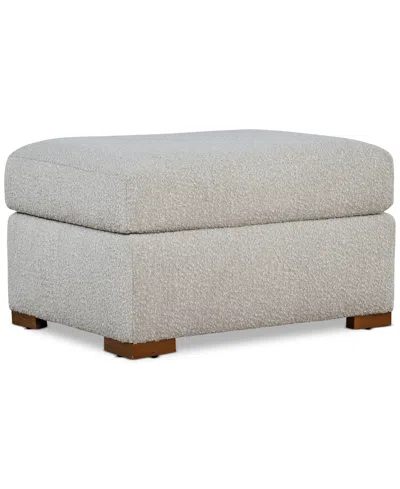 MACY'S MORGANE FABRIC OTTOMAN, CREATED FOR MACY'S