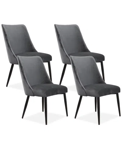 MACY'S CLOSEOUT! NERTON 4 PC. SIDE CHAIR SET, CREATED FOR MACY'S