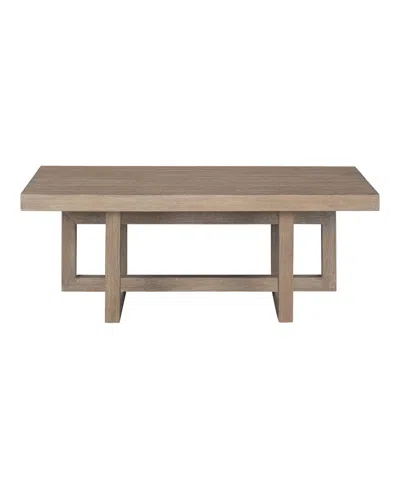 MACY'S PORTMORE 48" RECTANGLE WOOD COCKTAIL TABLE