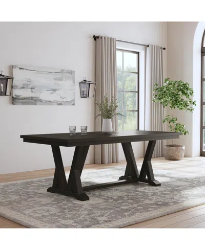 MACY'S STERLING RECTANGULAR DINING TABLE