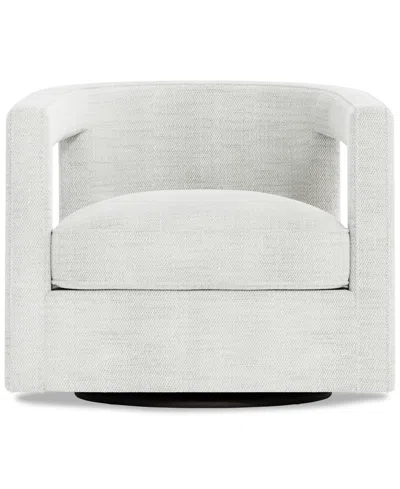 MACY'S TYCER 33" FABRIC SWIVEL CHAIR, CREATED FOR MACY'S
