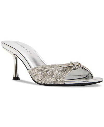 MADDEN GIRL DAWN-R BUCKLED STILETTO DRESS MULES