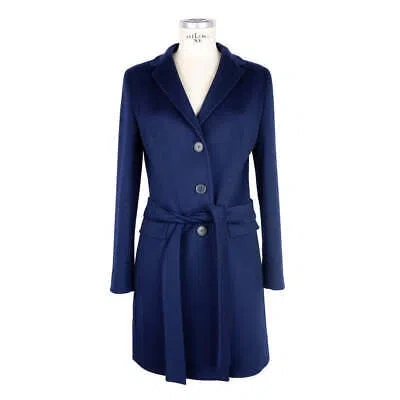 MADE IN ITALY MADE IN ITALY BLUE CASHMERE JACKETS & COAT