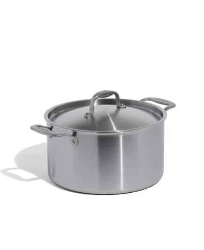 MADE IN STAINLESS STEEL CLAD 8-QUART STOCK POT WITH LID