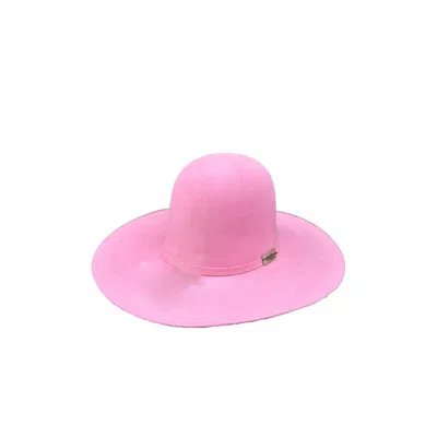 MADELEINE SIMON STUDIO WOMEN'S LOST IN MARFA - CUSTOM DYE PINK COWBOY HAT BY MADELEINE SIMON STUDIO