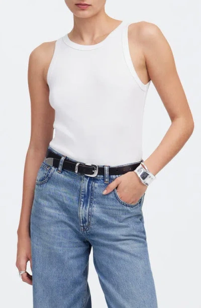 MADEWELL MADEWELL HIGH NECK COTTON TANK