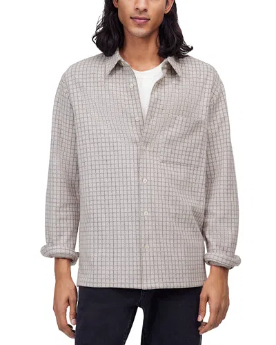 MADEWELL HOUNDSTOOTH LONG SLEEVE BUTTON DOWN SHIRT