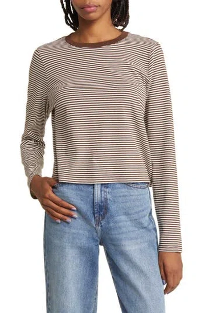 MADEWELL MADEWELL SOFTFADE BOXY CROP COTTON T-SHIRT