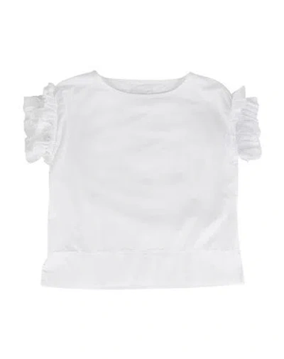 MADILLY @MADILLY TODDLER GIRL TOP WHITE SIZE 4 COTTON