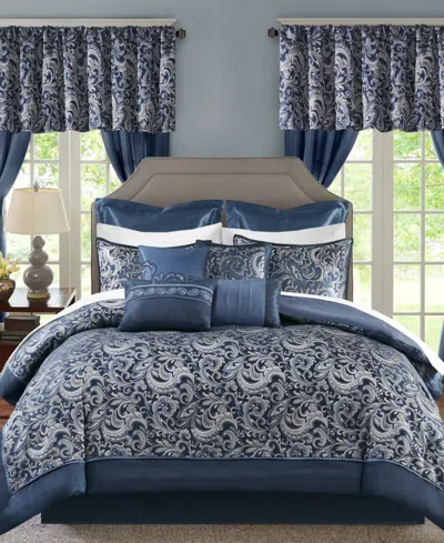 MADISON PARK ESSENTIALS BRYSTOL 24-PC. ROOM-IN-A-BAG, QUEEN